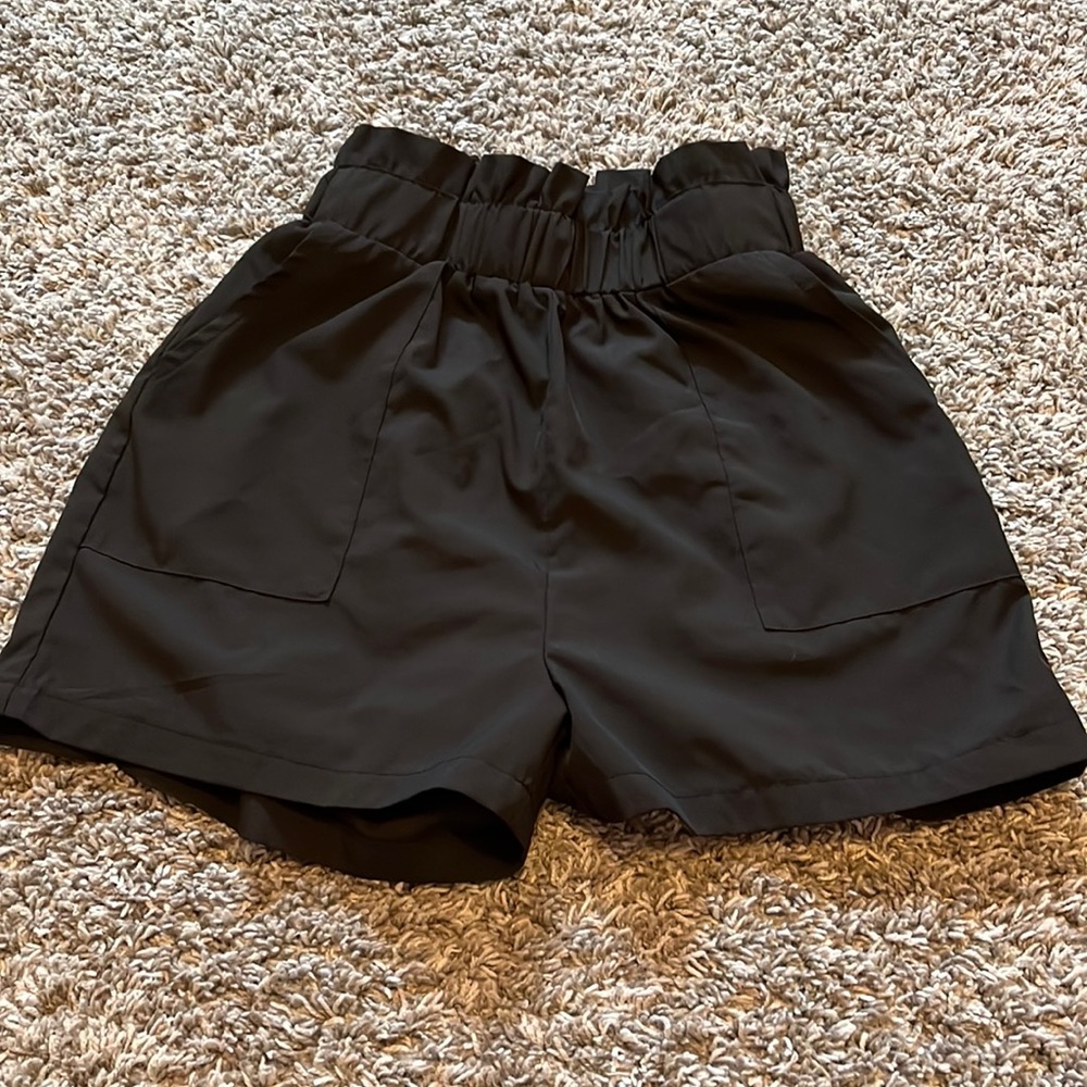 Womens paper bag shorts